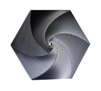 Nudorpn Fidget 3D - Giocattolo magico a stereoscopico, 3D Magic Spiral Fidget Illusion esagono, giocattolo creativo per alleviare lo stress per bambini