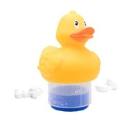 Nudorpn Galleggiante dosatore per piscina a forma di, dosatore regolabile per compresse da 1 e 3 pollici, galleggiante efficace per piscina, spa, acquario per la cura 'acqua