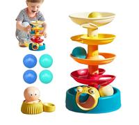 Nudorpn Giocattoli - Giocattolo impilabile per la prima infanzia per promuovere lo sviluppo precoce, torre con pallottola e gioco di ruolo | Per bambini a casa, cameretta dei bambini, sala giochi