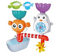 Nudorpn Giocattolo per vasca da bagno con per bambini, giochi educativi interattivi con divertimento, per bambini, giocattolo a spruzzo, per bambine, compleanno, Pasqua, casa, viaggio