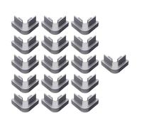 Nudorpn Impilatore di vassoi | Riutilizzabile Multiuso Supporto impilabile di a castello 16 pezzi,Impilatore di per torta per pasto - per cucina frigorifero armadio