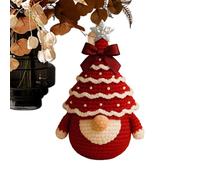 Nudorpn Kit Per Uncinetto Natalizio Per Principianti,Facile Kit Per Uncinetto Per Gnomo Natalizio - Regalo Handmade Fai Da Te per Principianti Decorazione Casa Festività Mindfulness Famiglia