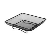 Nudorpn Mangiatoia per uccelli per esterni - Bodennah Collibrì con griglia in metallo | Mangiatoia in rete quadrata vassoio per cibo per decorazioni da giardino conigli scoiattoli