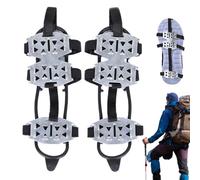 Nudorpn Manico antiscivolo con maniglie di trazione, punte per tutti i tipi di scarpe | per escursioni, arrampicata, pesca, trekking, avventura, alpinismo