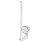 Nudorpn Porta rotolo da toilette a - Supporto rotolo WC fissaggio a - Dispenser di pellicola alimentare con ganci per mobile dormitorio caravan