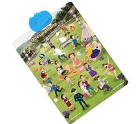 Nudorpn Poster Parlanti Per Bambini | Giocattoli Interattivi Divertenti Per Lo Sviluppo,Poster Educativi,Per Feste Compleanni Casa Interno Esterno Scuola Famiglia Scrivania