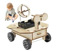 Nudorpn Puzzle 3D su Marte, giocattolo fai da te su Marte,Giocattolo scientifico in legno Mars Rover fai da te | Giocattolo modello meccanico radar girevole per aule, soggiorno, camera da, cameretta,