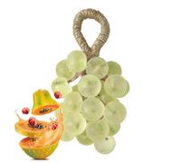 Nudorpn Sapone fatto a mano, sapone decorativo con profumo d'uva realistico | Sapone nutriente a forma di frutta | per viso, corpo, mani, doccia, viaggi, casa, bagno, donne e