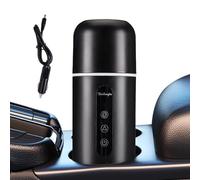 Nudorpn Scaldacqua per auto | Caldaia per tè e caffè a riscaldamento rapido 12 V/24 V | 420 ml tazze riscaldate universali con funzione di agitazione automatica, da viaggio per mantenere caldo