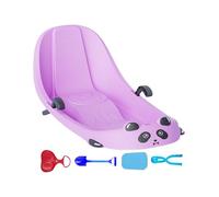 Nudorpn Slitta da neve | Ergonomica adatta alle famiglie | Slitta da neve Toboggan con freno integrato | Per bambini e con tempo freddo sulle colline innevate nel parco in giardino e su