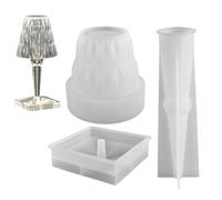 Nudorpn Stampo per lampada in silicone 3D, forma di colata e pellicola luminosa per la produzione di lampadine, forme uniche per decorazioni da scrivania fai da te, da tavolo, resina, chic