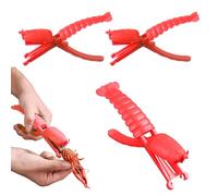 Nudorpn Strumento per pelare i gamberi - Pelapatate ergonomico per gamberi di fiume, rimozione della coda di gamberetto | Per adulti bambini picnic campeggio barbecue cucina culinaria frutti di mare