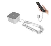 Nudorpn Telecomando retrattile per TV, supporto per TV, telecomando antifurto Caddy per schiena, organizer magnetico sicuro per luoghi commerciali