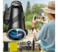 Nudorpn Telescopio monoculare per smartphone, ambito a stella monoculare,Scopo professionale con ingrandimento 80x - leggeri per l'avventura all'aperto in campeggio in montagna