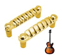 Nudorpn Tune-o-o-Matic Sattle Bridge, ponte per chitarra elettrica, cambio rapido del ponte per chitarra elettrica, supporto per raita, accessori musicali con superfici rivestite per la registrazione
