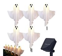 Nudorpn Underlägg För Drycker,Da Giardino A Forma Di Fantasma Per Halloween,5 Pezzi Decorazione Spaventosa Antimeteo - Per Viale Giardino Prato Cortile Patio