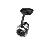 NUEAYMS Adattatori a Pannello Rotondo USB 3.0 Placcati in Oro Segnali integrità Alloggiamenti per apparecchiature da Ufficio Adattatori USB in Lega Zinco Rete