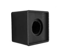 NUEAYMS Blocco Porta Microfono Professionale Costruzione in ABS Antiurto Finitura Non Riflettente per apparecchiature per interviste Base Antiscivolo per Bandiera del Microfono