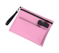 NUEAYMS Borsa organizer a scomparti multipli per evidenziare il codice di sicurezza per gli accessori tecnologici, dimensioni 29 x 22 x 25,4 cm, borsa per studenti, Rosso