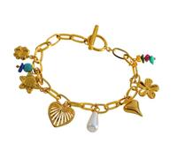 NUEAYMS Bracciale alla Unico con Ciondolo a Forma e Cuore Bracciale Elegante per Stili Versatili, Perfetto per Ogni Occasione Bracciale dal Design Unico