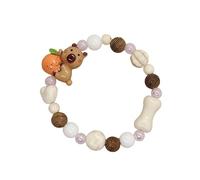 NUEAYMS Bracciale con Perline in Ceramica con Orso La più recente Dichiarazione per Studenti, Gioielli per Adulti, Regalo per Coppie, Gioielli con orsi abbinati