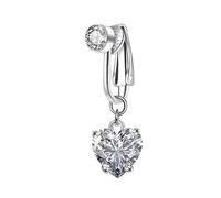 NUEAYMS Comodo senza piercing in rame clip per ombelico facile da indossare anelli per ombelico versatile accessorio per gioielli per il corpo per l'uso quotidiano gioielli in vita regolabile, Misura