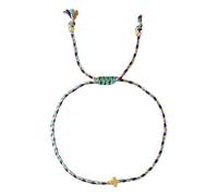 NUEAYMS Corda di cotone robusta in quattro colori vivaci con croci decorazione per uomini e donne alla moda, Misura unica, come descritto