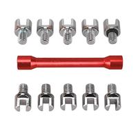 NUEAYMS Dirt Bikes - Set di 10 chiavi per raggi per moto, dimensioni testa 5,0-6,8 mm, chiave dinamometrica universale