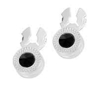 NUEAYMS Gemelli rotondi alla moda a forma di occhio di gatto, gemelli rotondi per camicia con occhi di gatto, gemelli per feste e matrimoni