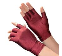 NUEAYMS Guanti senza dita con protezione solare da donna Lunghezza polso Guida leggeri Mezze dita per attività all ' aperto da donna Traspiranti