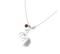 NUEAYMS Indossa collana con tema cavallo che simboleggia sogno e lega metallo vintage per individui nati nell ' anno del cavallo a catena lunga