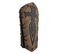 NUEAYMS Men Totems Wristband Studs For Parties Festivals Industrial Age Costume Brown Medieval Cosplay Vintage Bucket Studs Wrist Protector