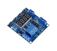 NUEAYMS Modulo a Via Ritardo interruzione Corrente Display Digitale Rilevamento elettricità Controller conteggio del Timer del Ciclo 6-30 V Modulo a Canale Singolo con Dela