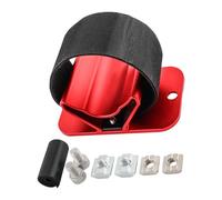 NUEAYMS Portabiciclette lunga durata Blocco montaggio a forcella Leghe alluminio Supporti a forcella per biciclette per rimorchio per camion per auto Ruota posteriore Stabilizzatori per