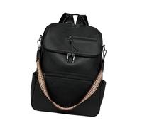 NUEAYMS PU Leather Backpack Large Capacity Casual Daypacks Travel Bag Student School Fashion for Girl Teens Pu Leather School Retro Travel Casual Daypacks