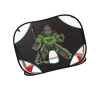 NUEAYMS Robusta Rete da Allenamento per Portiere da Hockey Ghiaccio per Esercizi Coperto e all ' Aperto con Porta da Caccia per Hockey Facile da organizzare con Un Modello Portiere