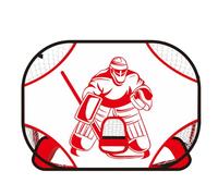 NUEAYMS Robusta Rete da Allenamento per Portiere da Hockey Ghiaccio per Esercizi Coperto e all ' Aperto con Porta da Caccia per Hockey Facile da organizzare con Un Modello Portiere