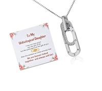 NUEAYMS Sofisticata collana interlock con lettera ornata con pietre scintillanti per donne alla moda in cerca di eleganza collana con lettera alla moda, Misura unica, come descritto, come descritto