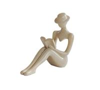 NUEAYMS Statue Resina Moderniste Abstract Sculpture Art Per Banchi Libri Da Ufficio Display Interior Design Contemporaneo Statue