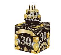 NUEAYMS Surprise Birthday Money Gift Box for Any Age with Sticker And Pull out Happy Birthday Card Special Cash Holder Creative Gift Packaging