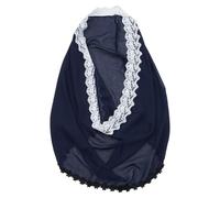 [NUEAYMS] Velo in pizzo da donna, fatto a mano, per feste e serate, accessori alla moda per damigella e sposa, copricapo in pizzo morbido, フリーサイズ