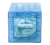 Nuelreva Money Maze Box per Contanti Funny Maze Money Box Blue Traslucido per Contanti Gift Bank Play Giocattoli per Bambini per Adulti Regali per
