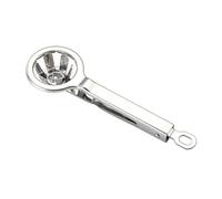 Nuelreva Uova Slicer wedger wedger Duro divisore bollito in Acciaio Inossidabile 6 segmenti Uguali Portatili con Manico Lungo Argento