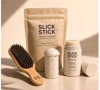 NUELUX Slick Stick per capelli - Bastone di cera per capelli Flyaway per donne, elegante chignon e coda di cavallo, bastone per finitura dei capelli non grasso per crespo, peli del bambino e controllo