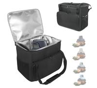 NUENSS-ROR Borsa da trasporto per friggitrice ad aria Ninja Crispi FN101, borsa da viaggio portatile per friggitrice ad aria Ninja, friggitrice ad aria impermeabile, con fodera in alluminio