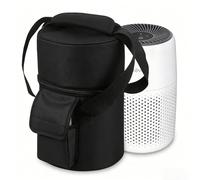 NUENSS-ROR Borsa da trasporto per purificatori d'aria LEVOIT Core Mini-P, portatile, custodia da viaggio con tasca per accessori e manico, per viaggi, hotel, campeggio, auto, casa, ufficio (nero)