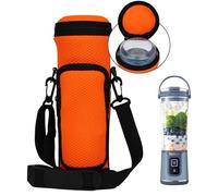 NUENSS-ROR Borsa portatile per frullatore portatile con coperchio, per frullatore portatile Ninja BC151 Blast, da viaggio, isolata, con tracolla regolabile e tasca (arancione)