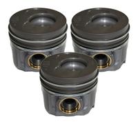 NÜRAL 3X Pistoni Set Compatibile Per Smart Cabrio 450 0.7 Fortwo 452