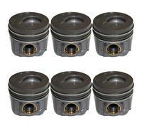 NÜRAL 6x Pistone Set Pistoni per BMW 5er Touring E61 525d 530d X5 E70 3.0d