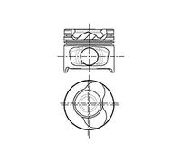 NÜRAL 87-123400-20 Pistone per DACIA,NISSAN,RENAULT